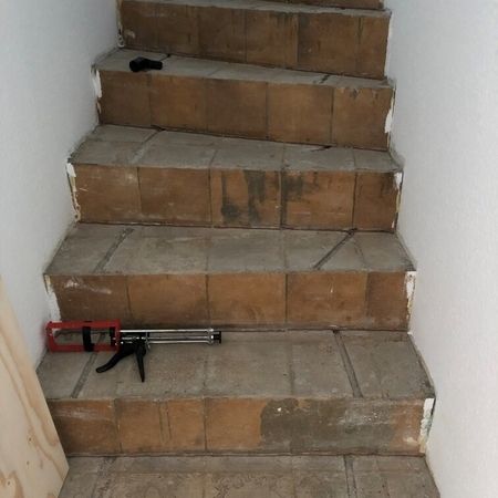 Treppe vorher